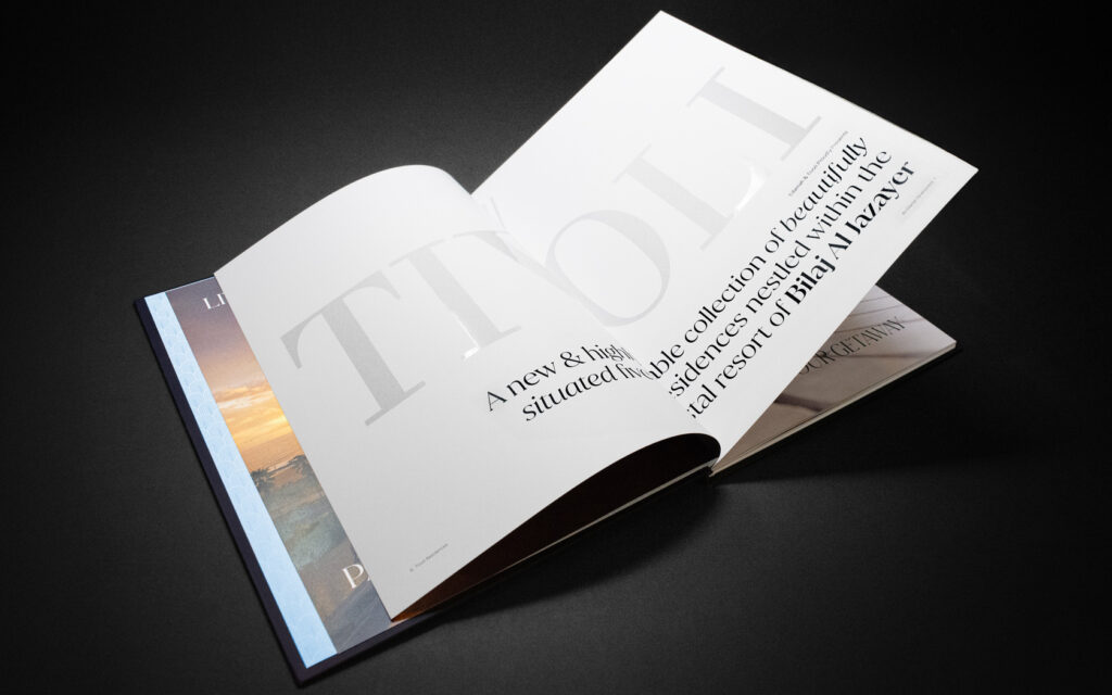 Intro spread for Tivoli Brochure