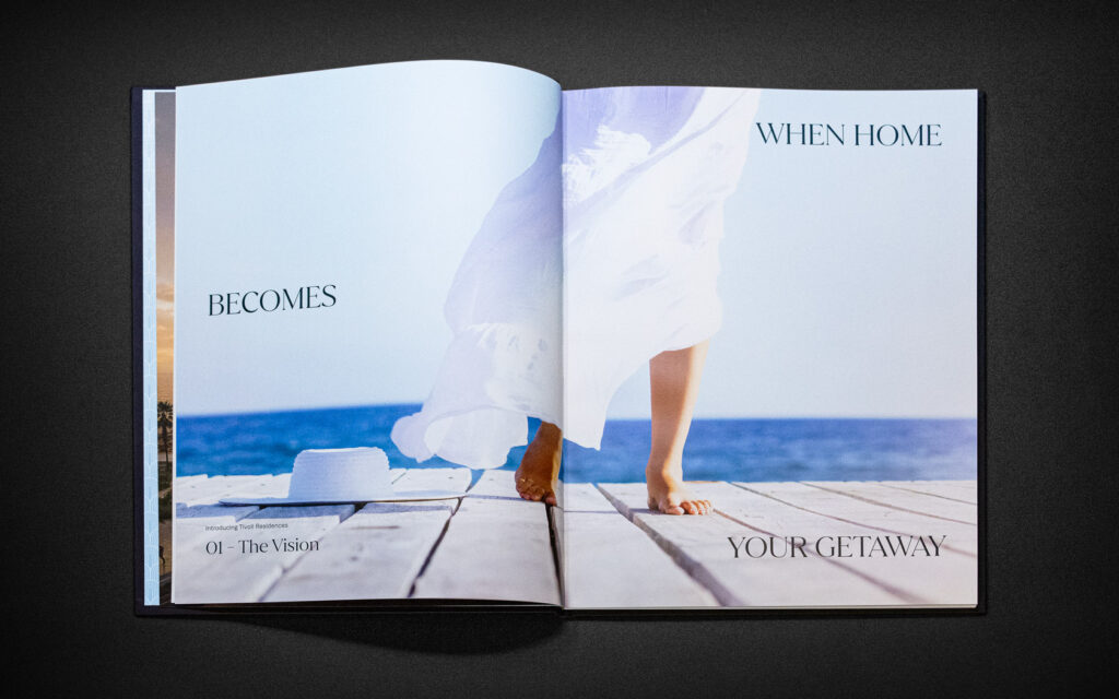 Vision spread for Tivoli Brochure