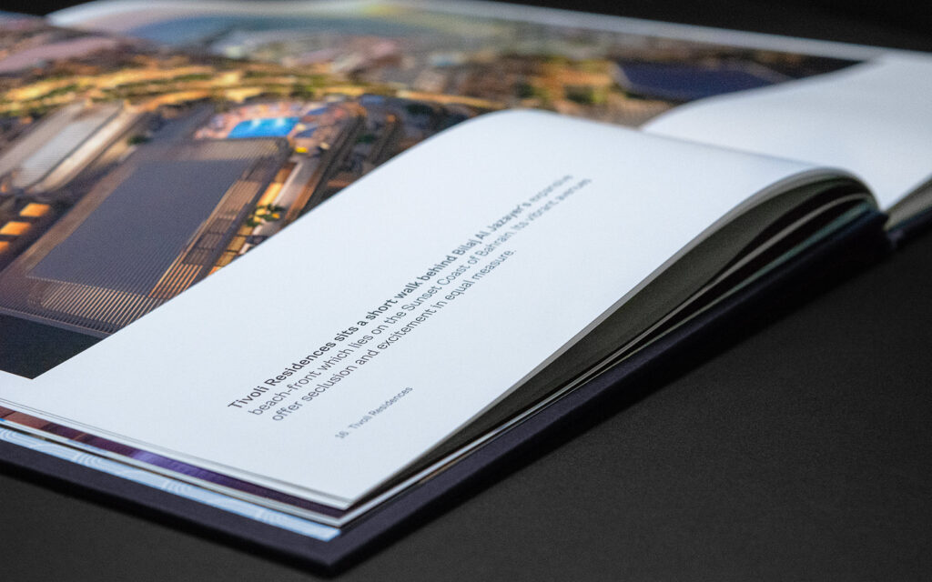 Brochure spread for Tivoli Brochure