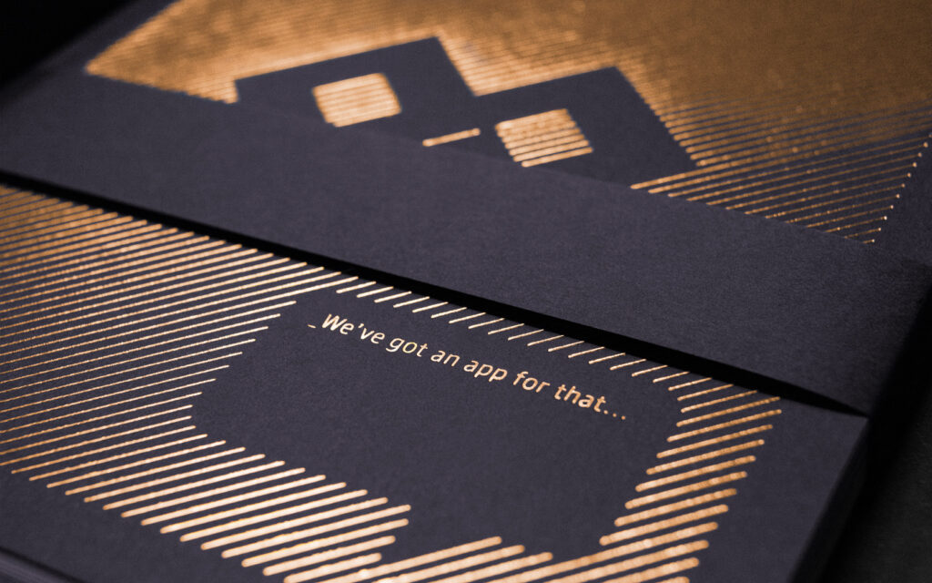 Copper foil in detailed view for GFH Calendar 2025