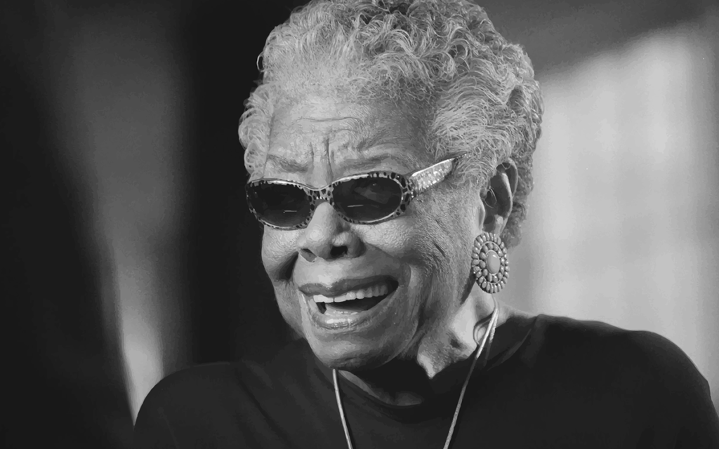 Maya Angelou, the memoirist, essayist, poet, and civil rights activist