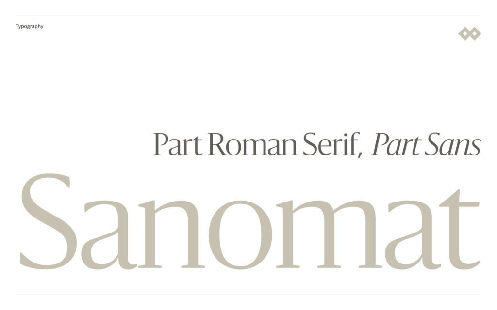 Sanomat typeface for headlines