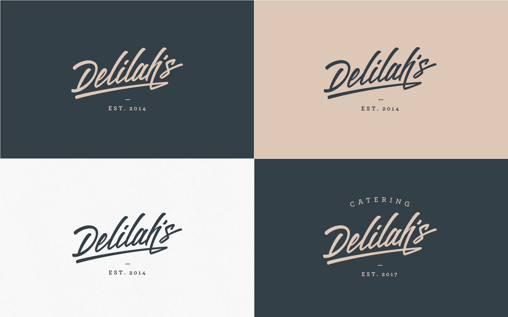 Delilah’s. Brand logo variation