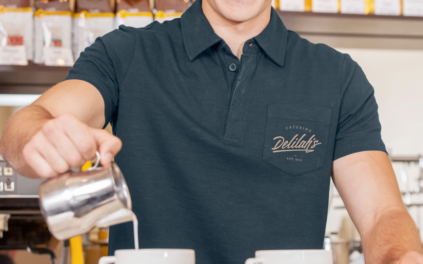 Delilah’s. T-shirt branding
