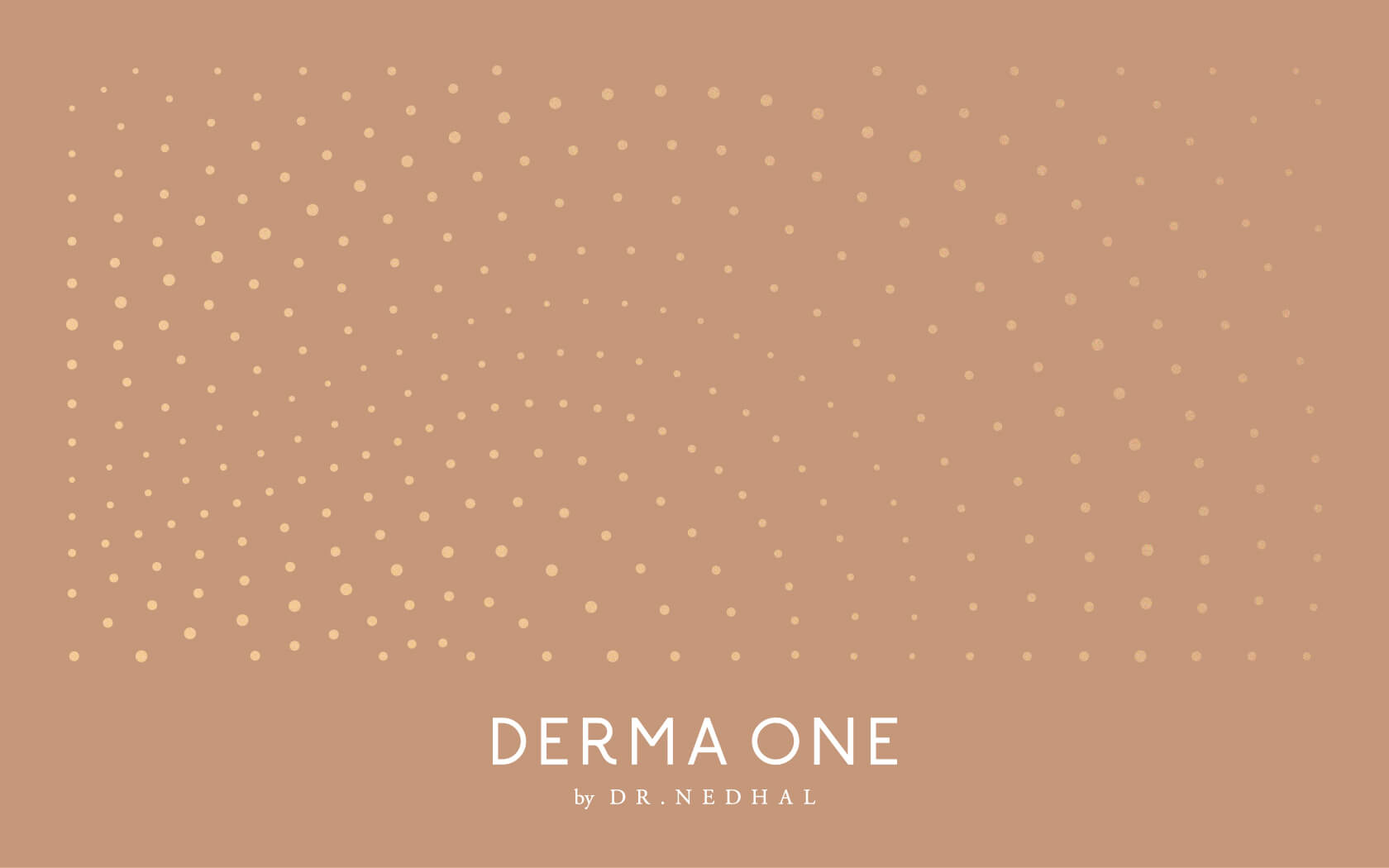Derma One. Graphic 5th element with brand logo