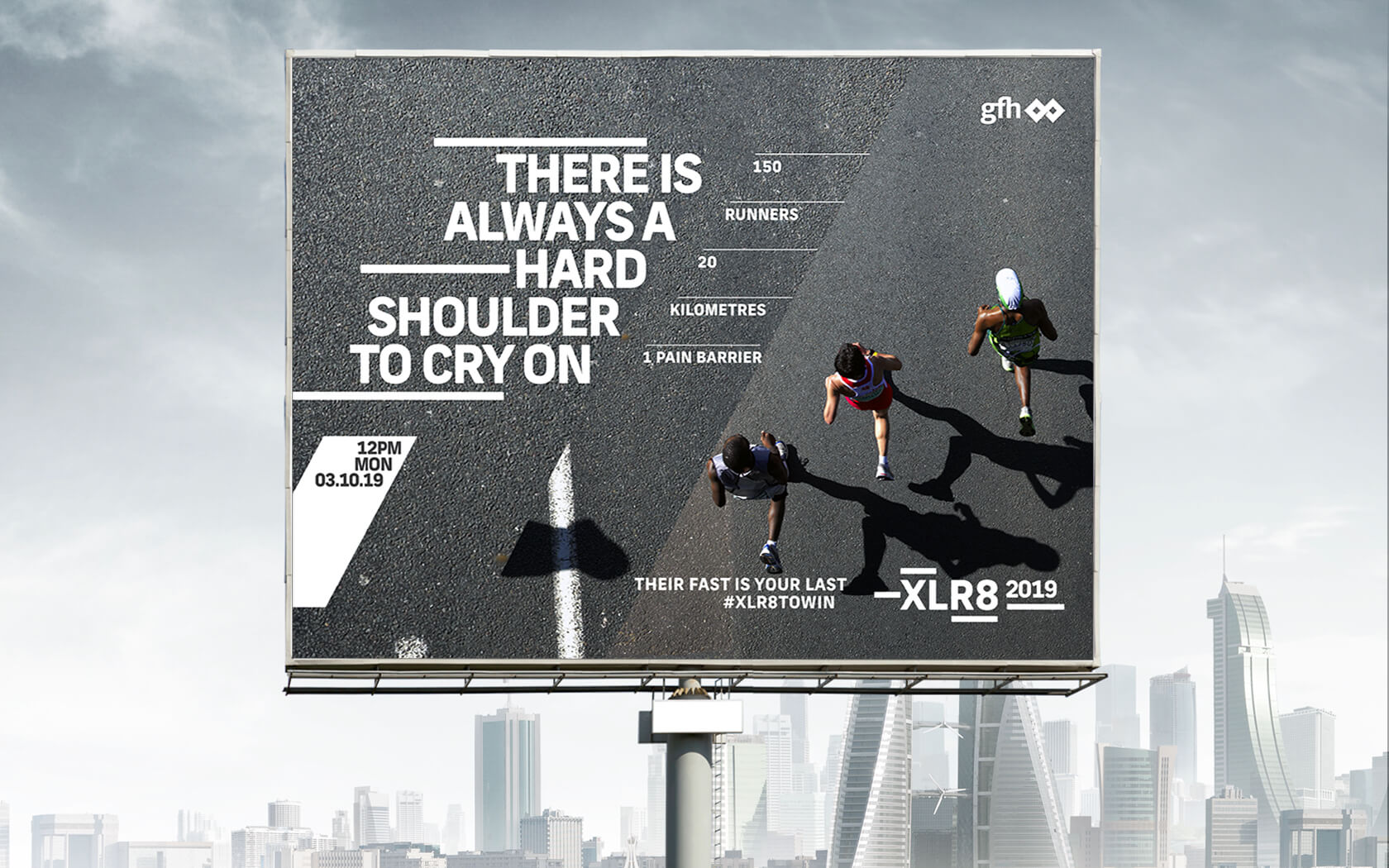 XLR8. Outdoor billboard