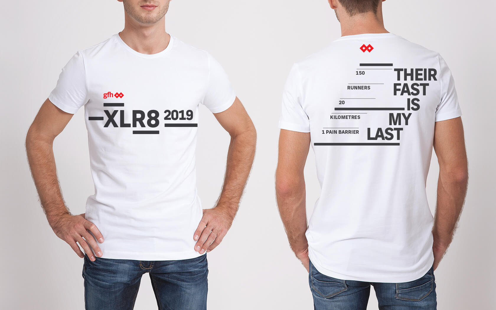 XLR8. Branded T-shirt