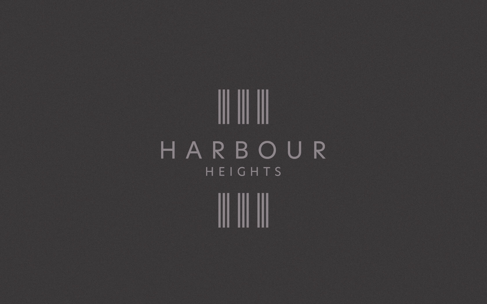 Harbour Height. Brand logo in mid tone