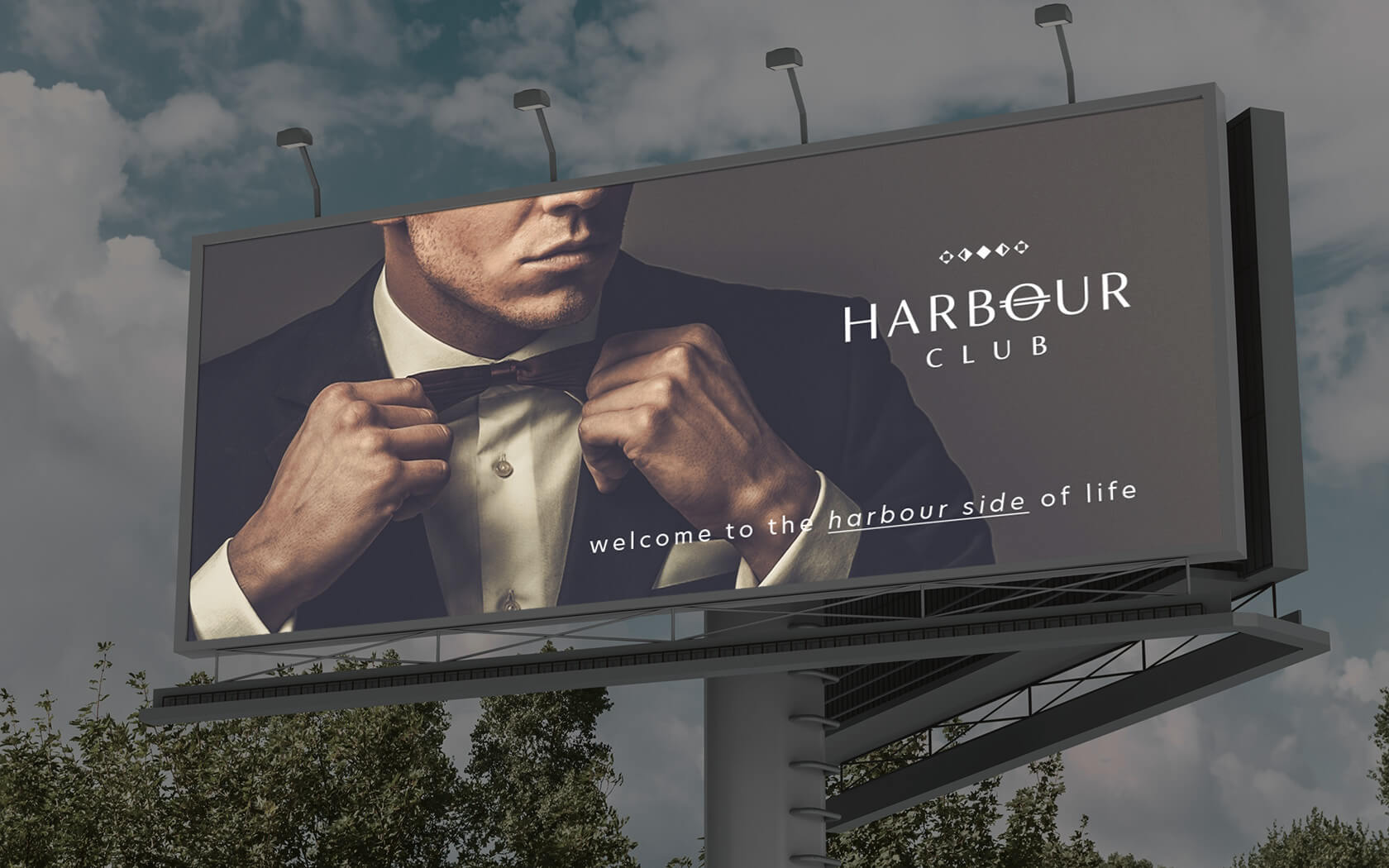 Harbour Club. Billboard example