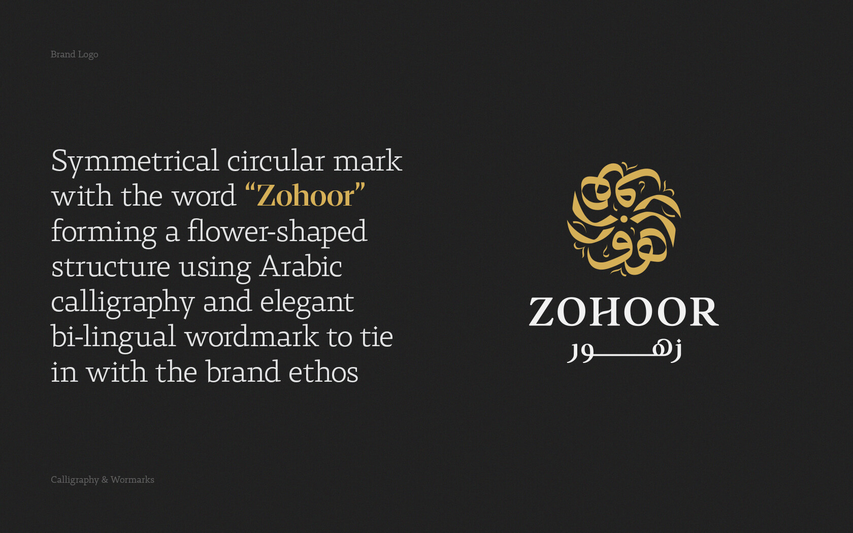 Zohoor. Brand logo explanation