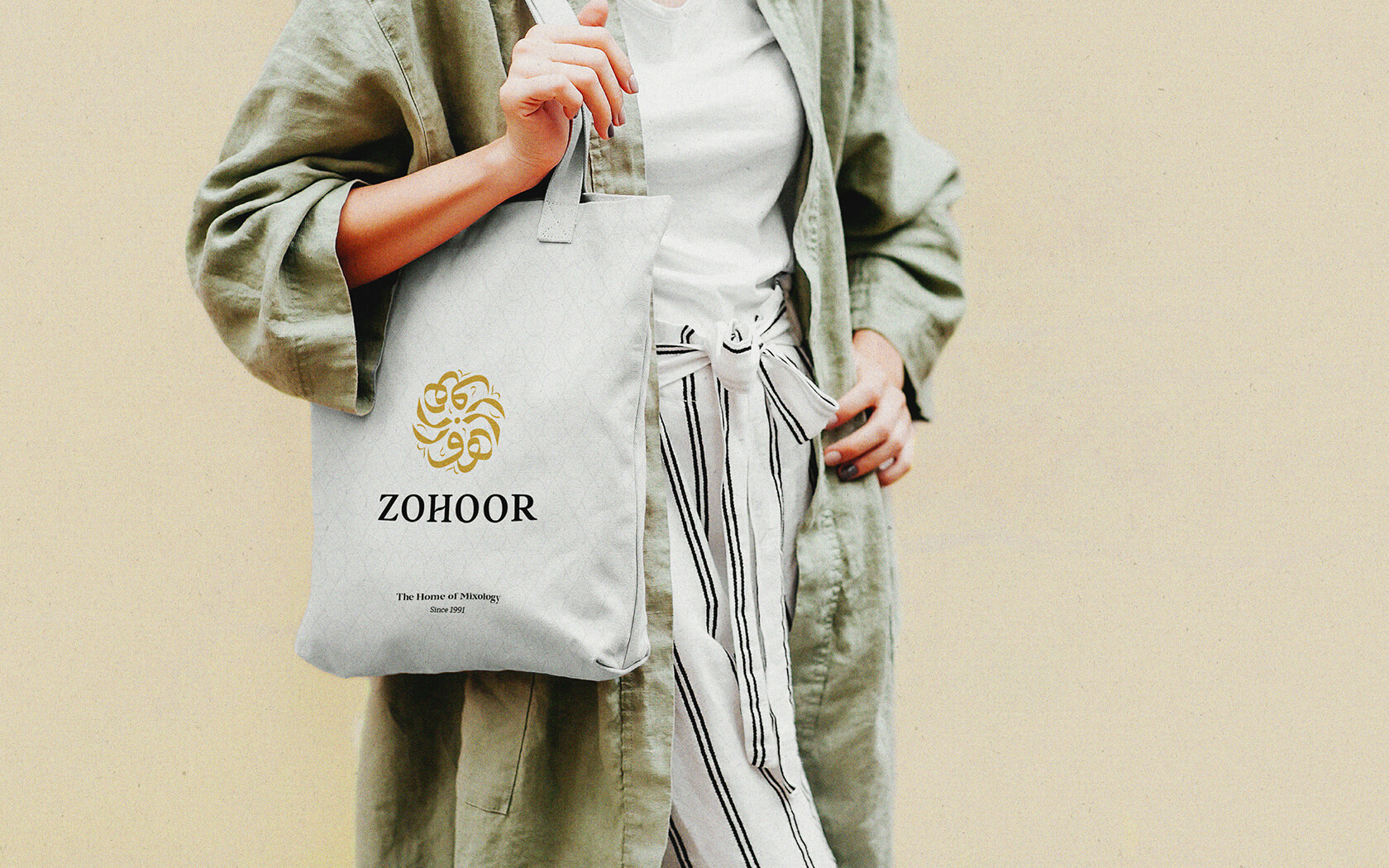 Zohoor. Branded tote bag