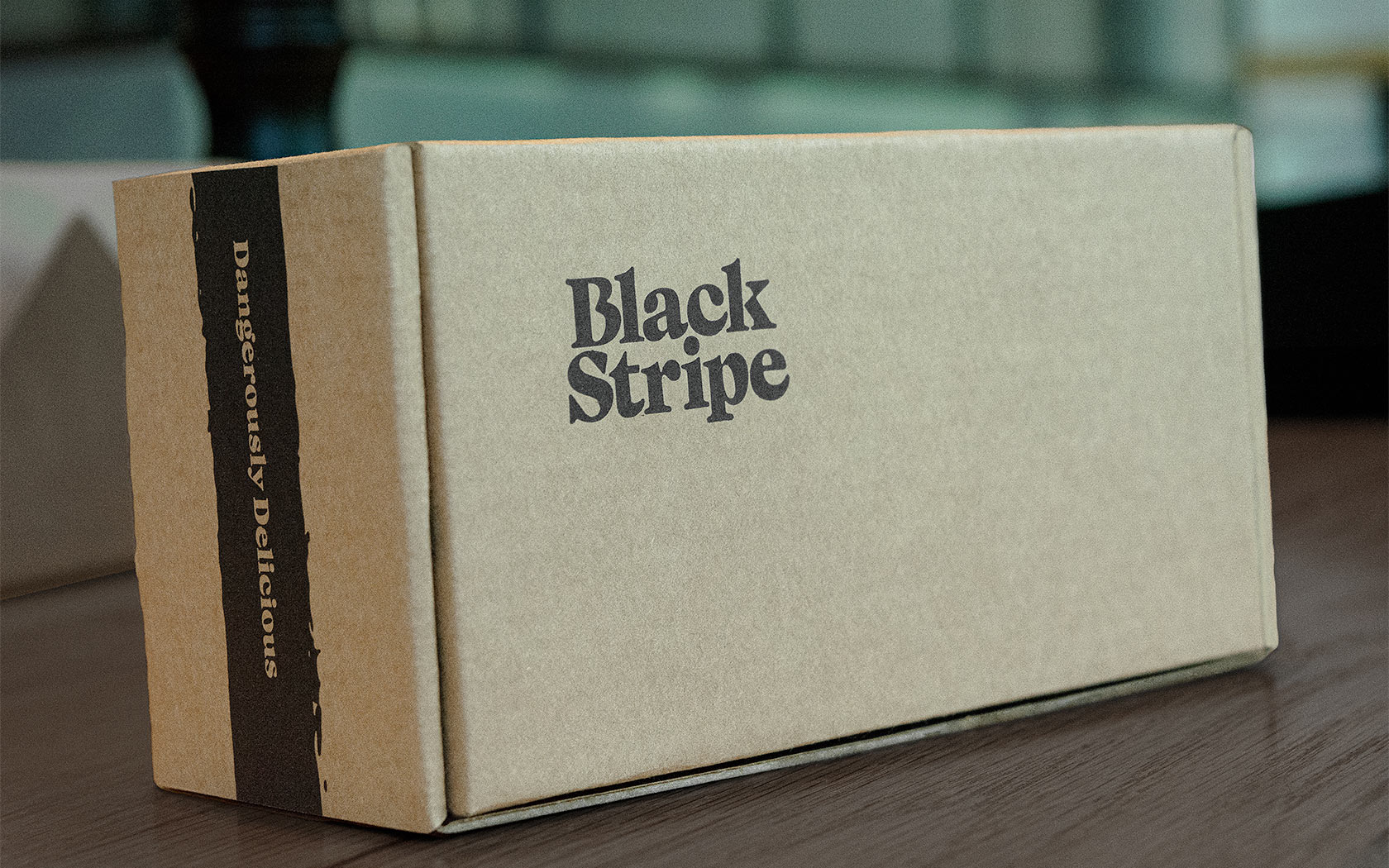 Black Stripe. Takeaway Box