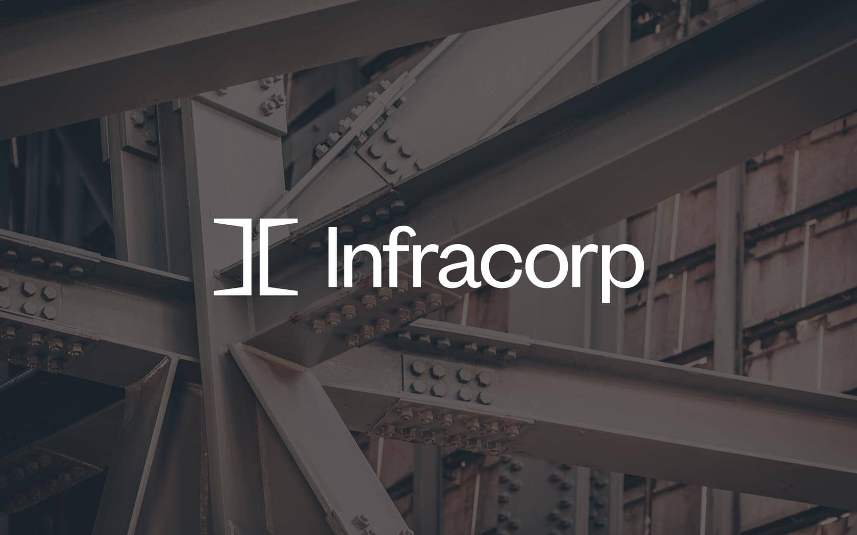 Infracorp brand logo in white