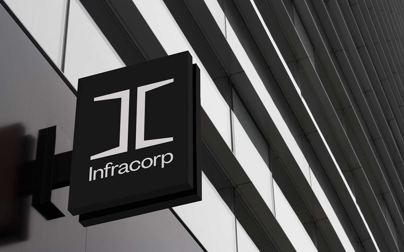 Infracorp. Building Sign
