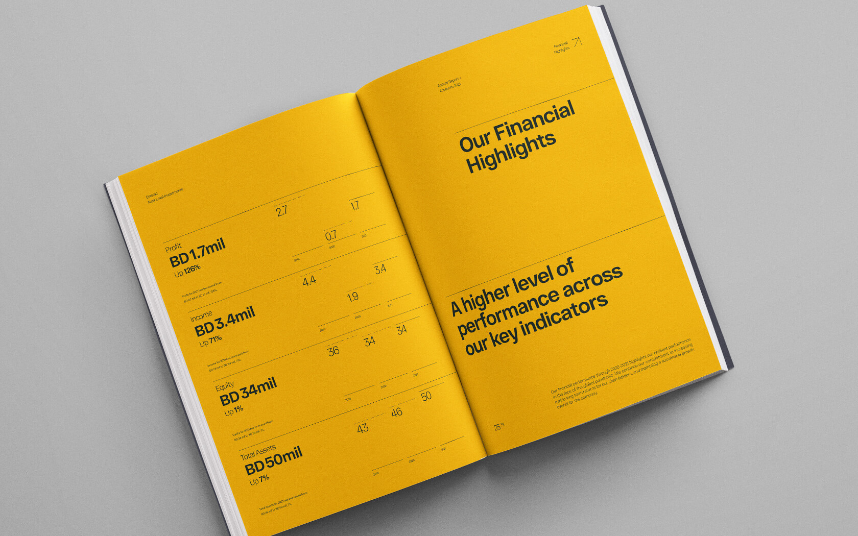 Esterad Annual Report 2021. Financial Highlights