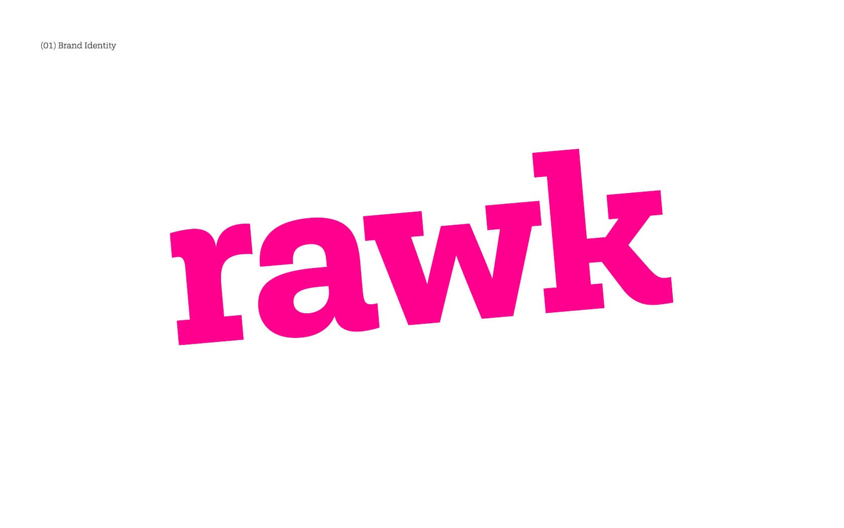 Rawk brand logo in pink