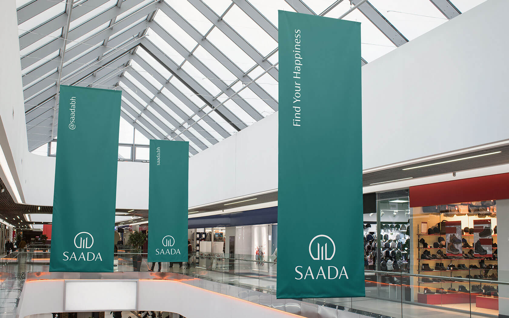 Saada. Hanging Banners