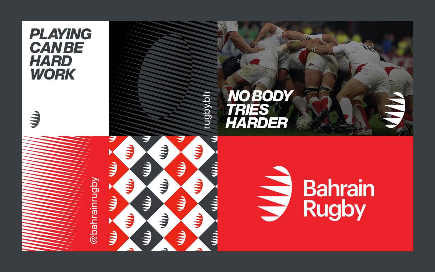 Bahrain Rugby. Layout styling