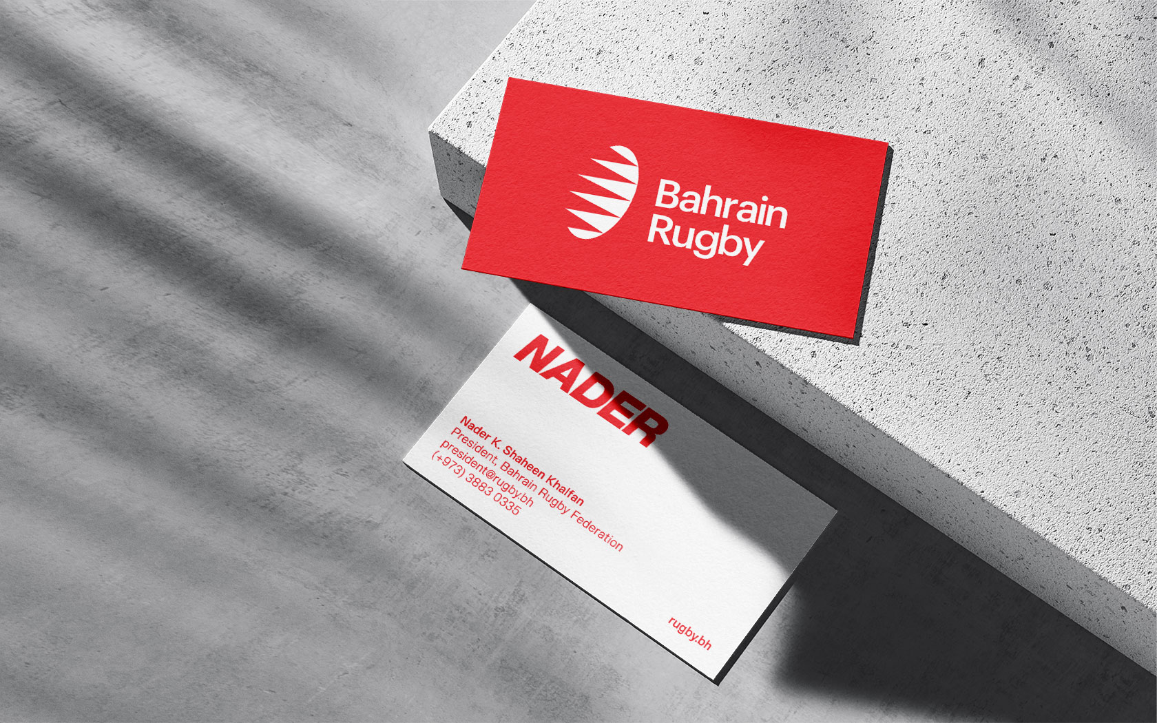Bahrain Rugby. Business Cards
