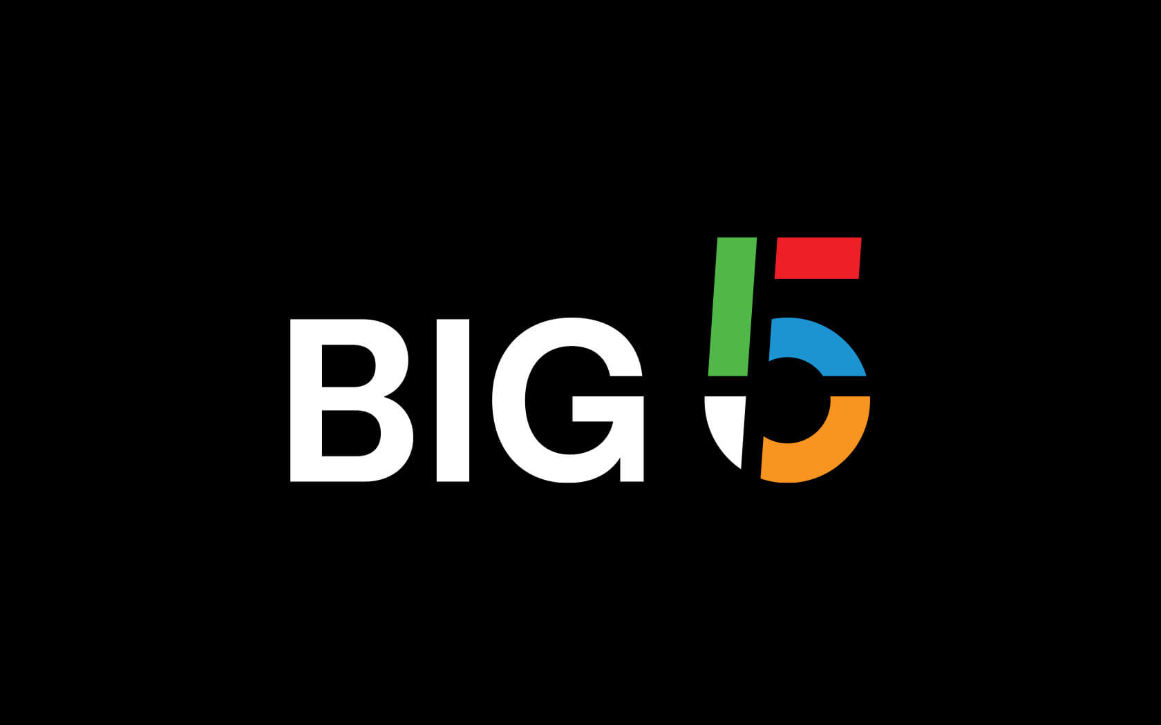 Big5. Reverse colour logo