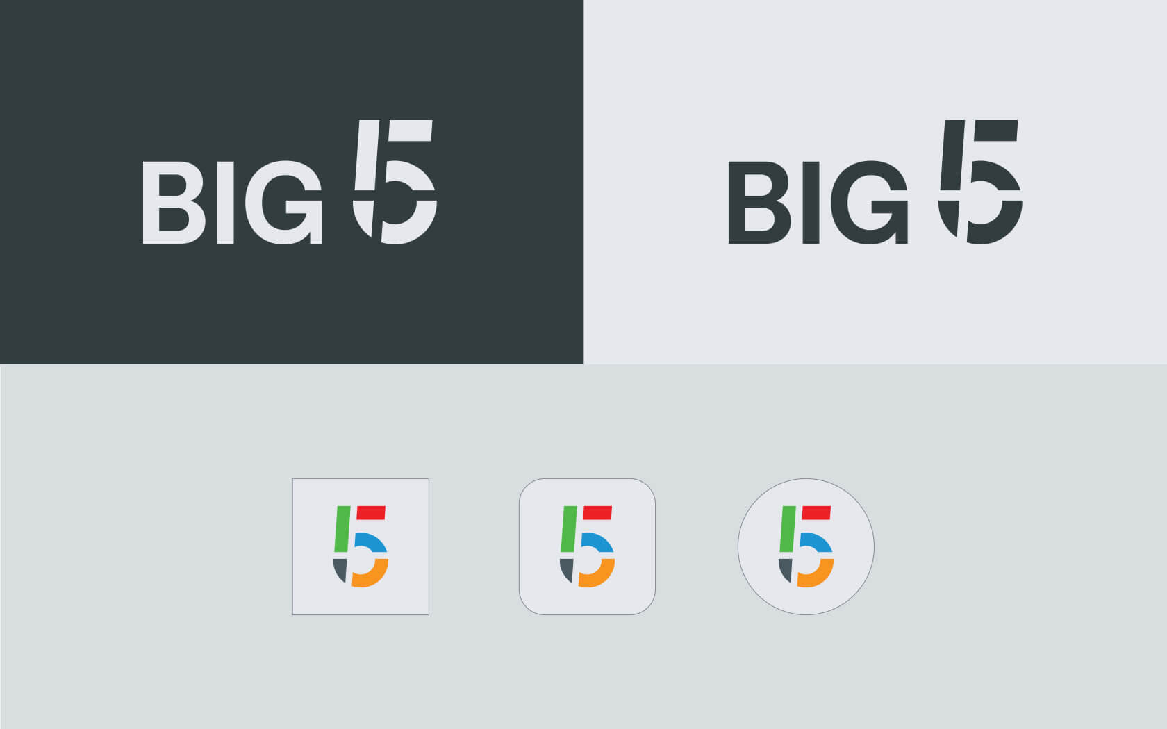 Big5. Logo colour variant and avatar