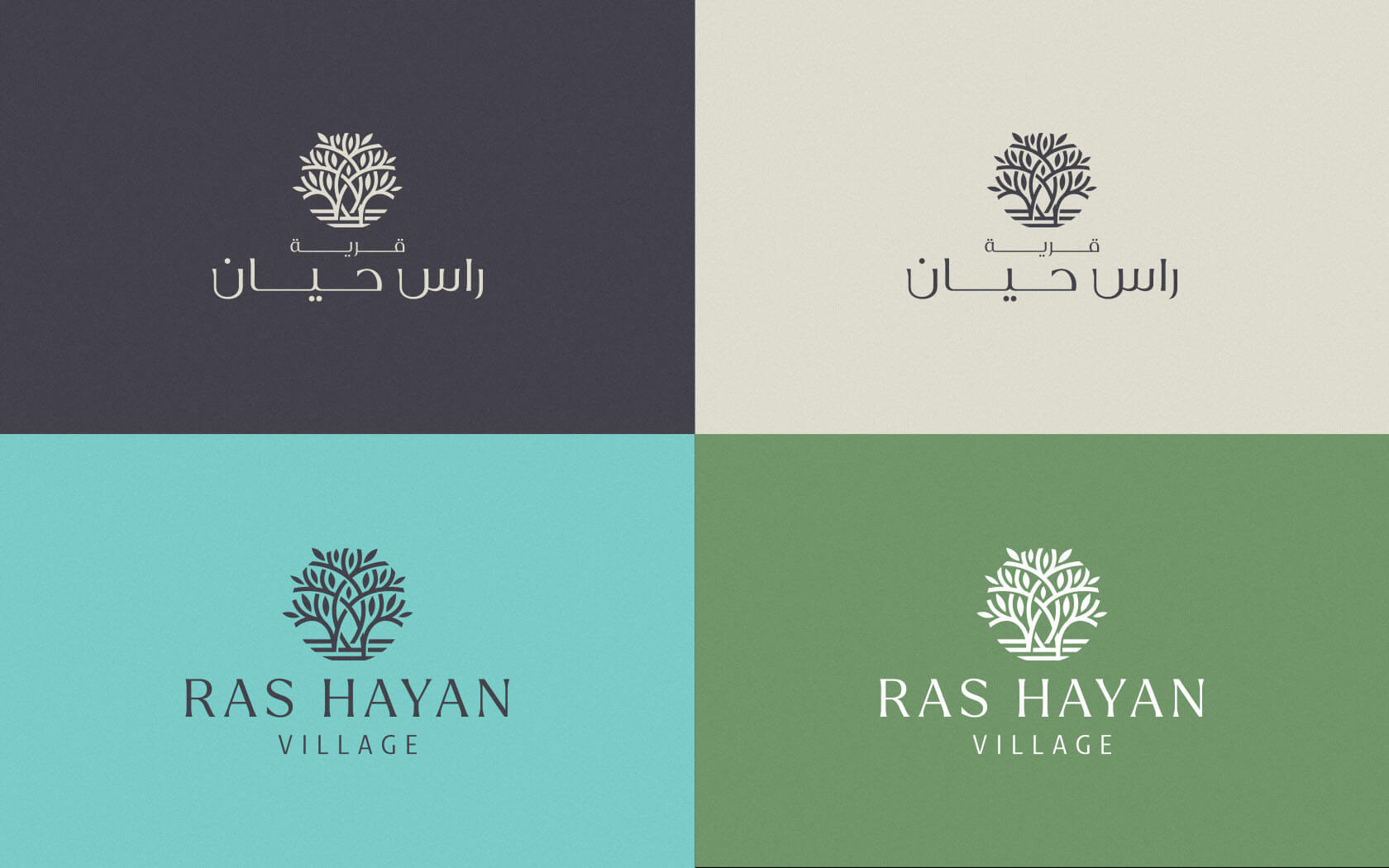 Ras Hayan. Logo Variations