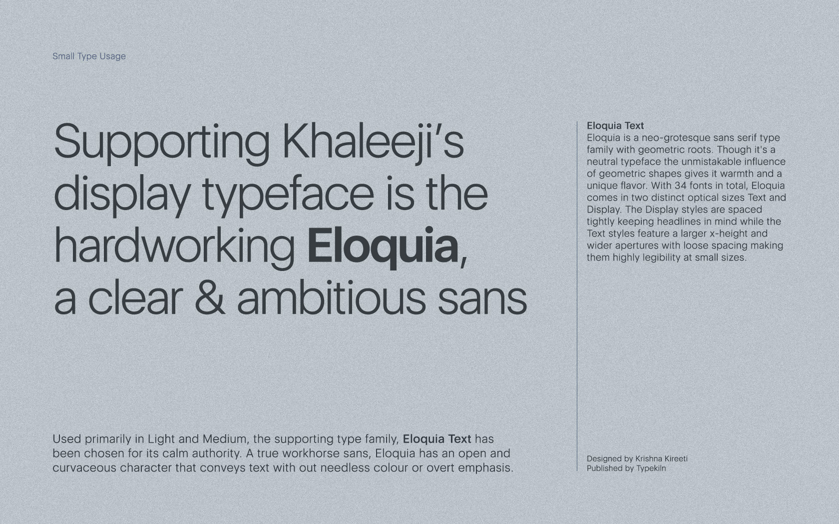 Khaleeji. Body Copy font