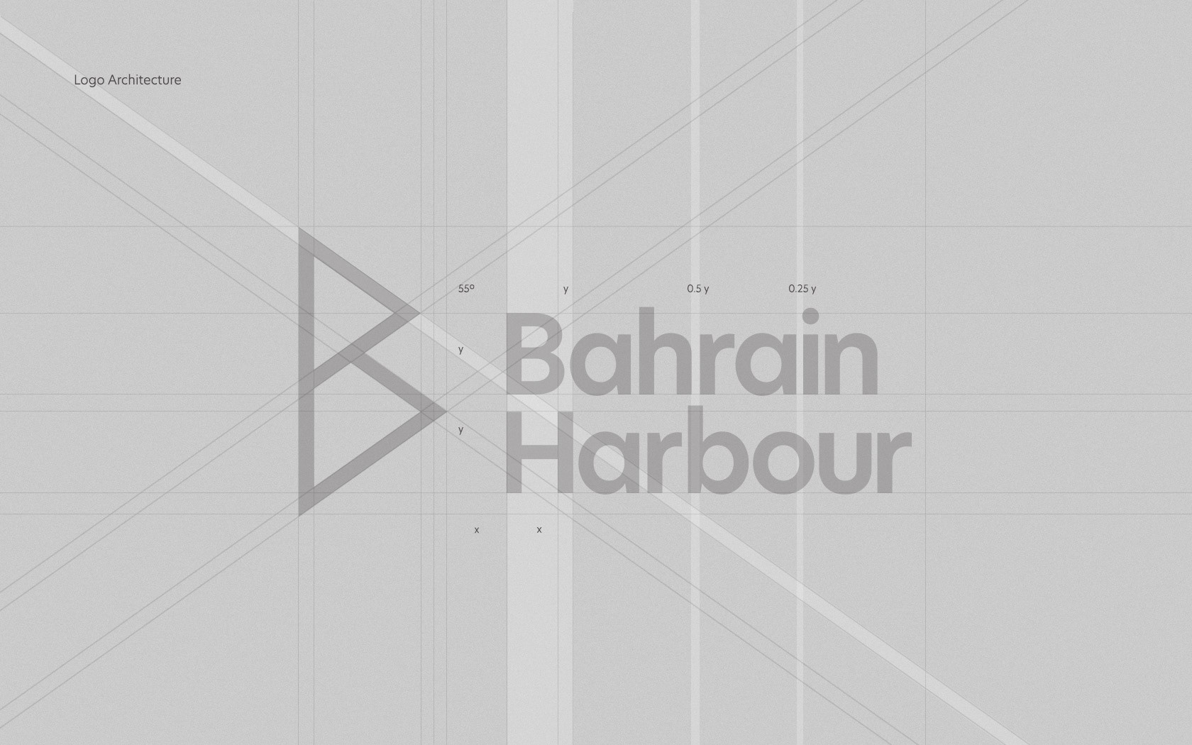 Bahrain Harbour logo architecture
