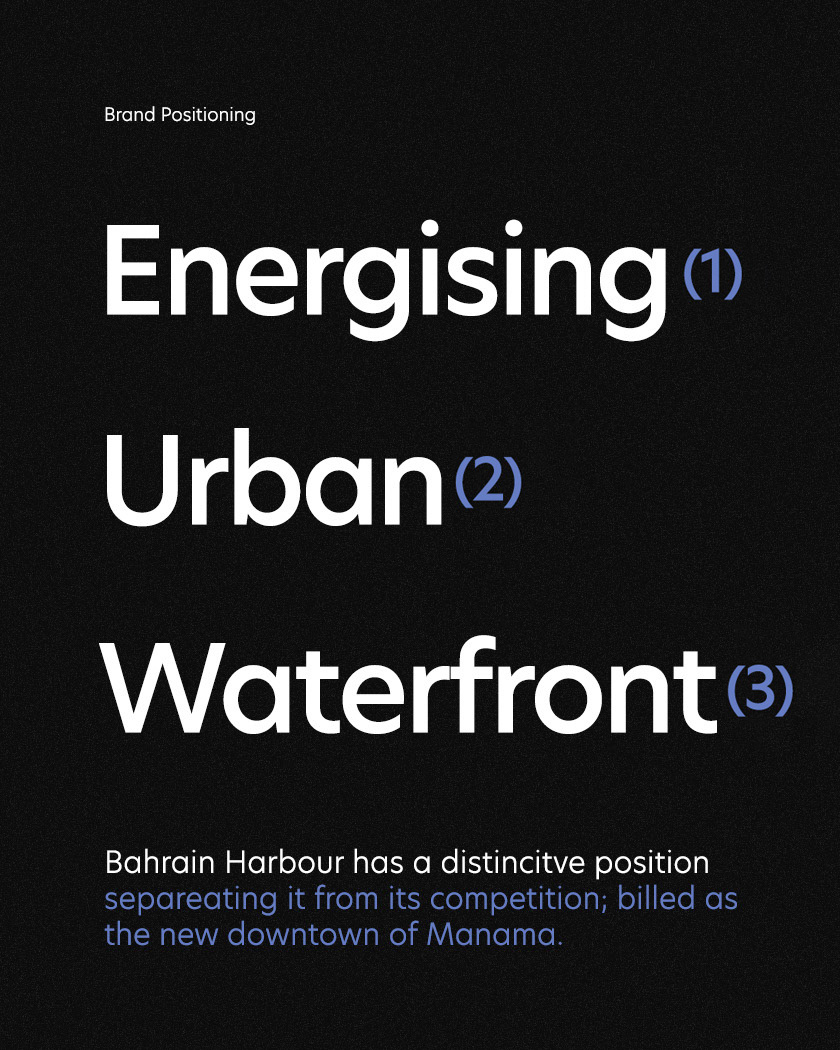 Bahrain Harbour brand positioning