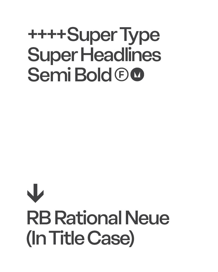 Super Fridaze. Brand typeface