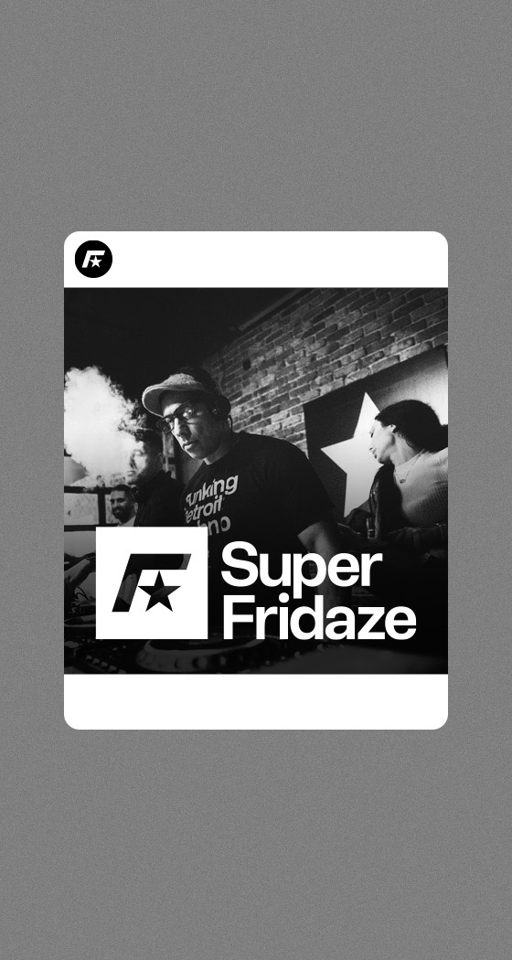 Super Fridaze. Social media post layout