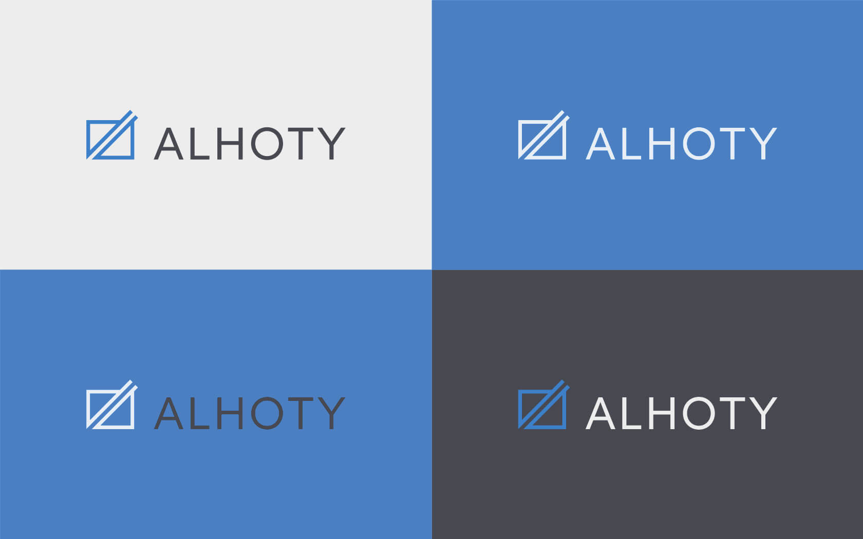 Alhoty. Logo Variations