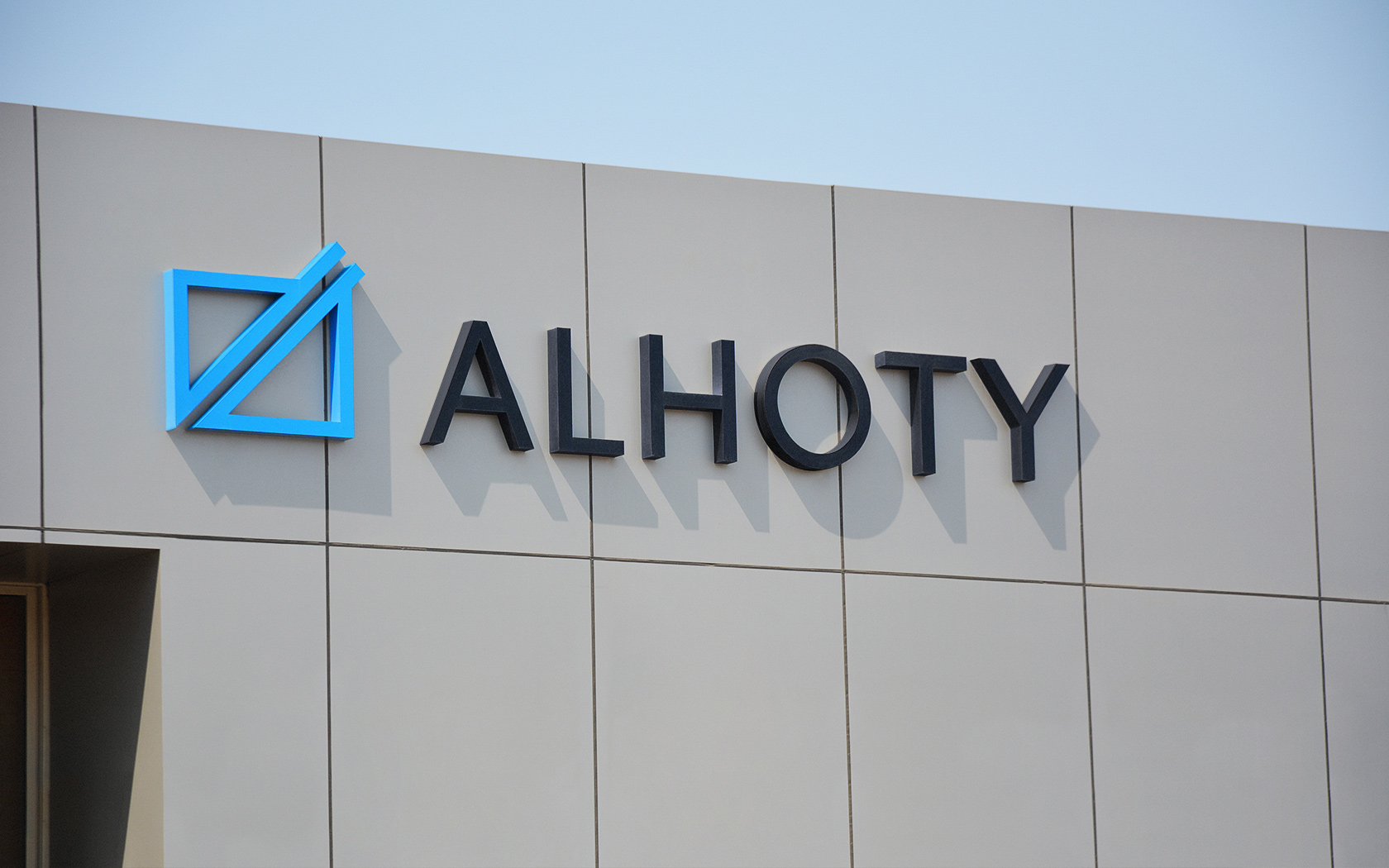 Alhoty. Building Sign