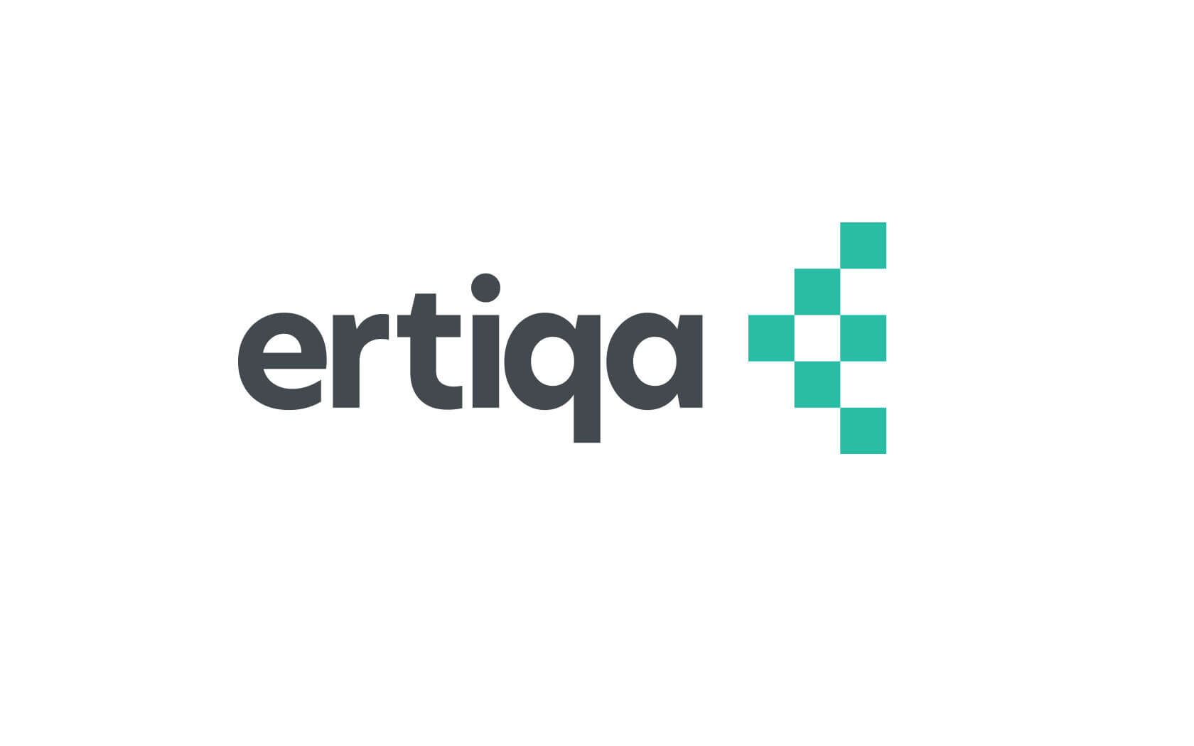 Ertiqa. Brand logo on white background