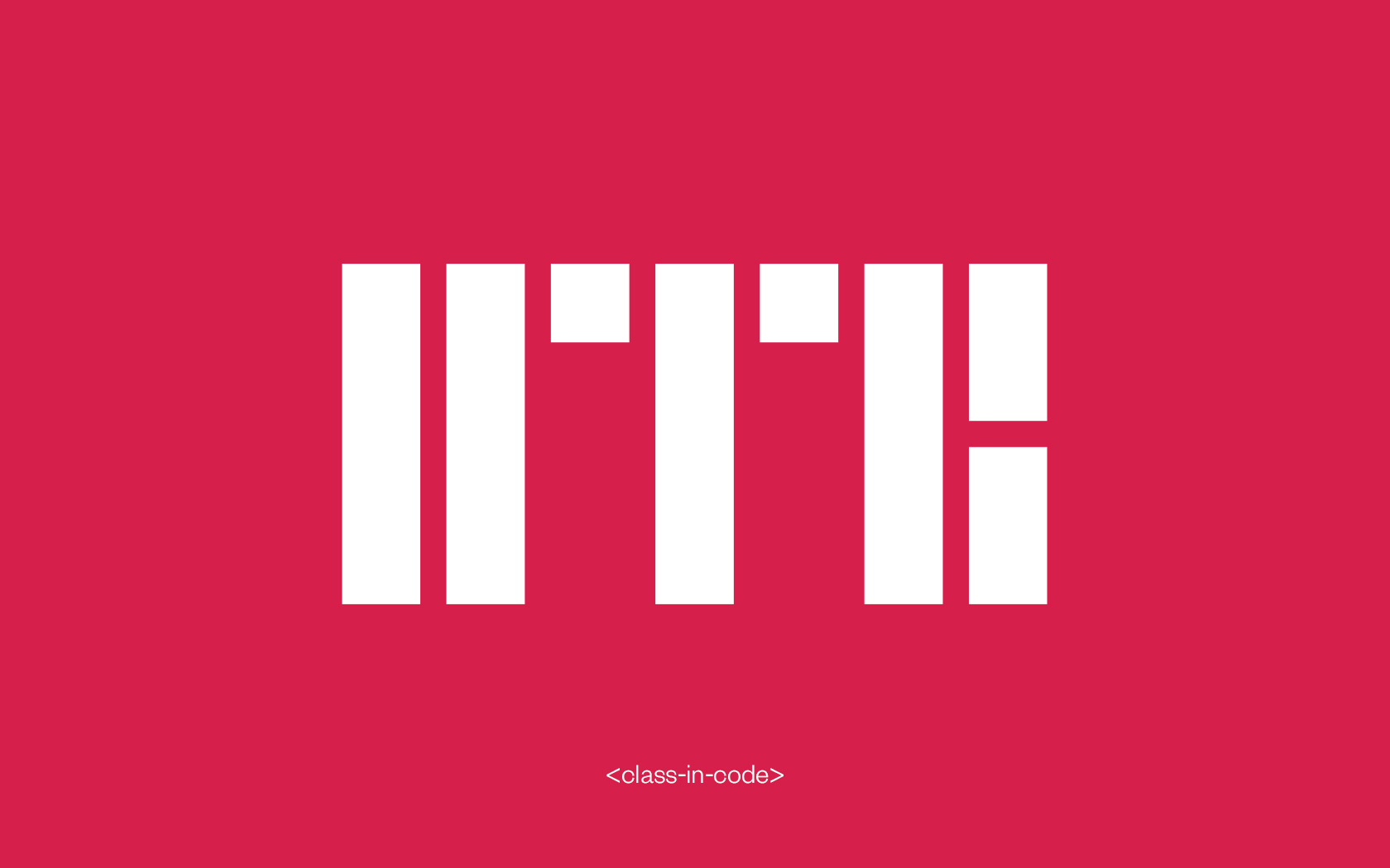 UTB. Brand logo in white on red background