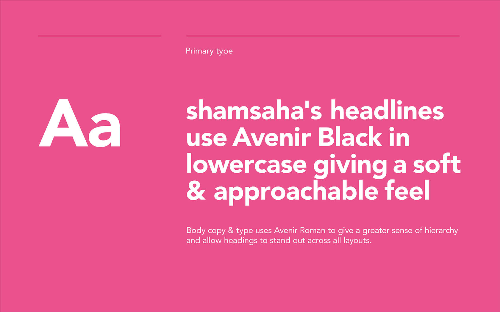 Shamsaha. Brand typeface