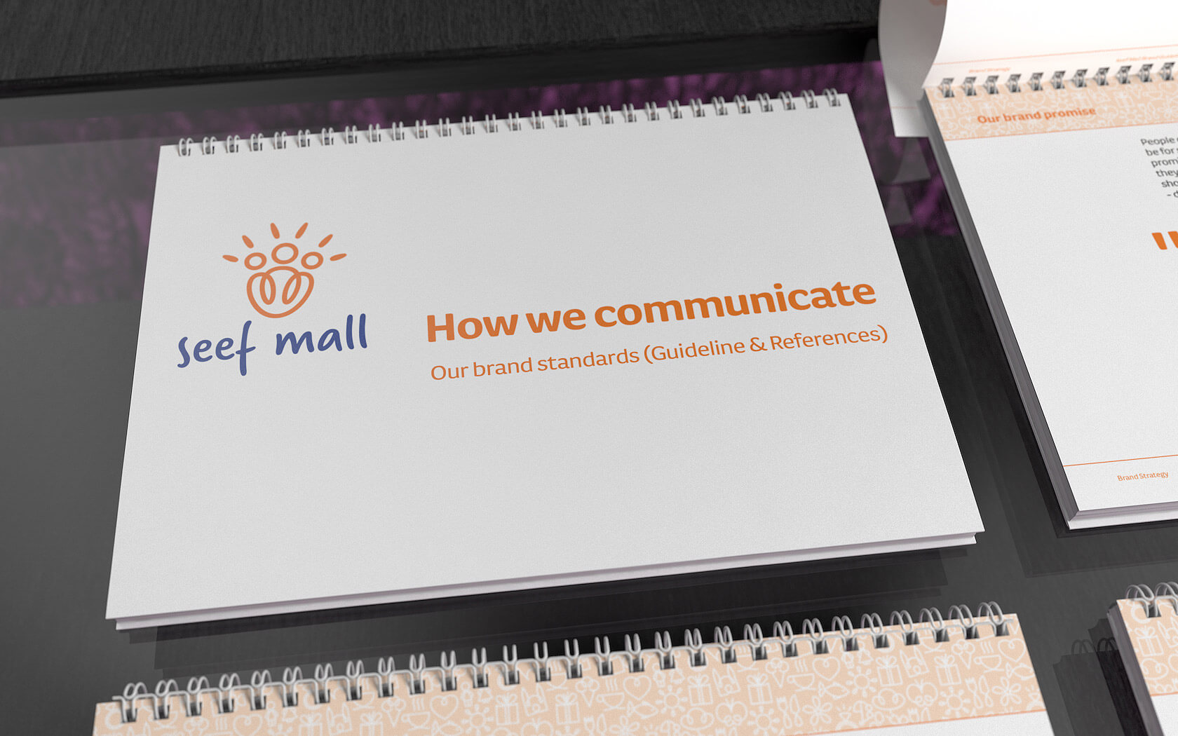 Seef Mall. Brand Guidelines front cover