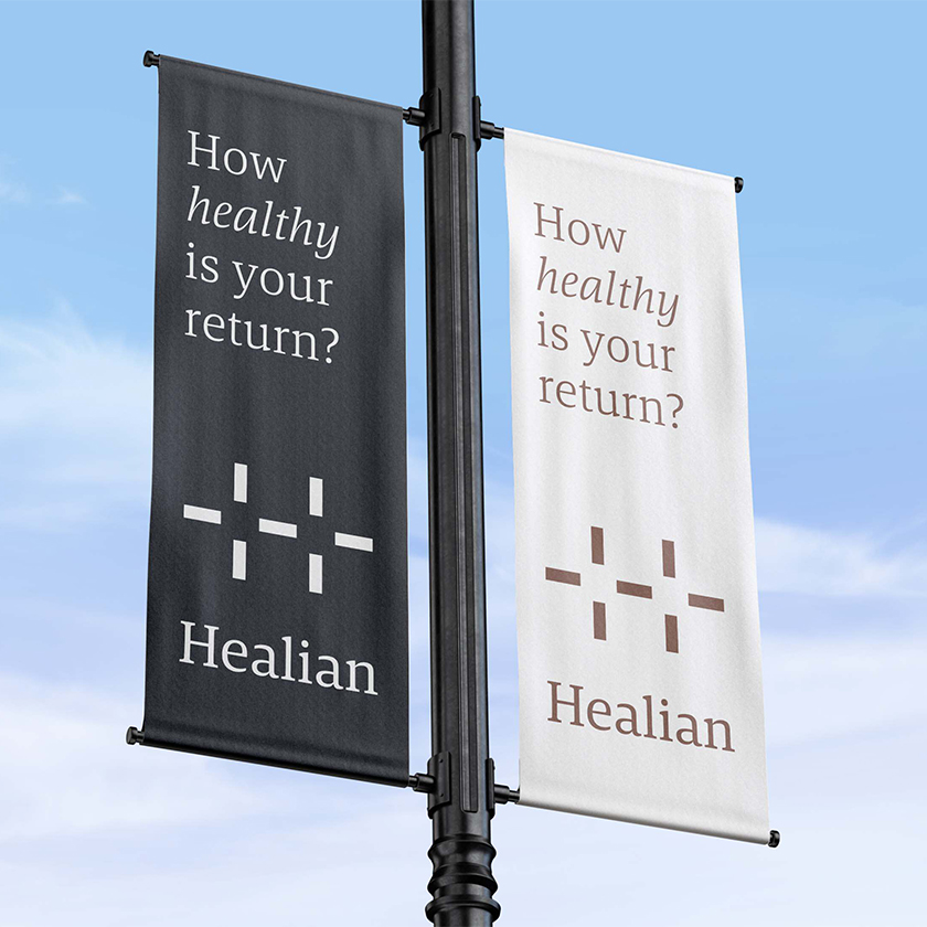 Healian. Hanging Banners