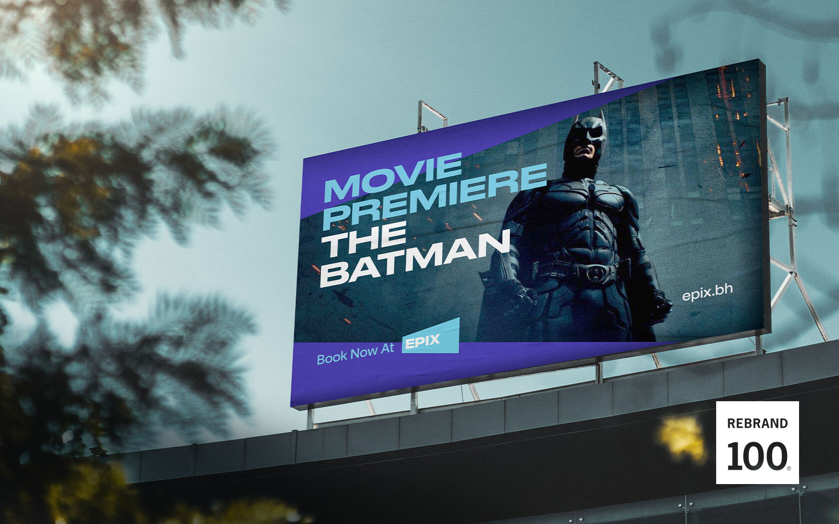 Epix. Movie poster billboard