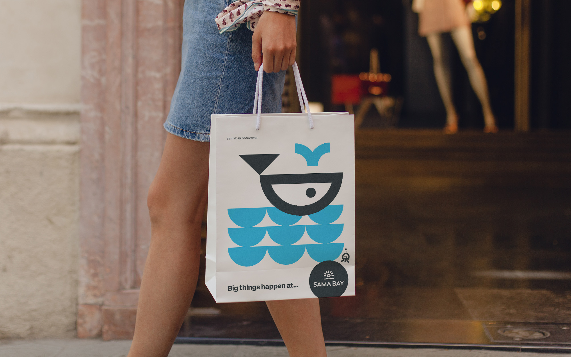 Bag Branding for Sama Bay Brand