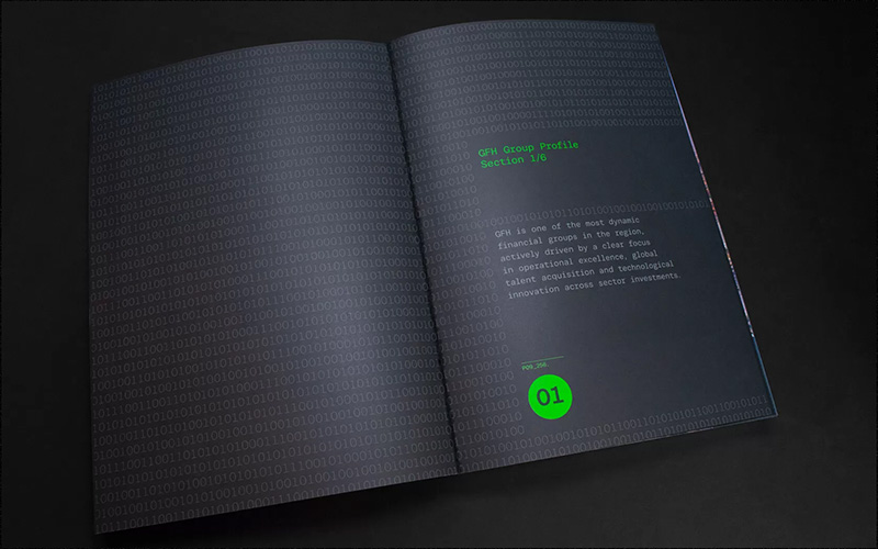 Picture of Typography for Annual Reports and how it all aligns to grids and layout principles.