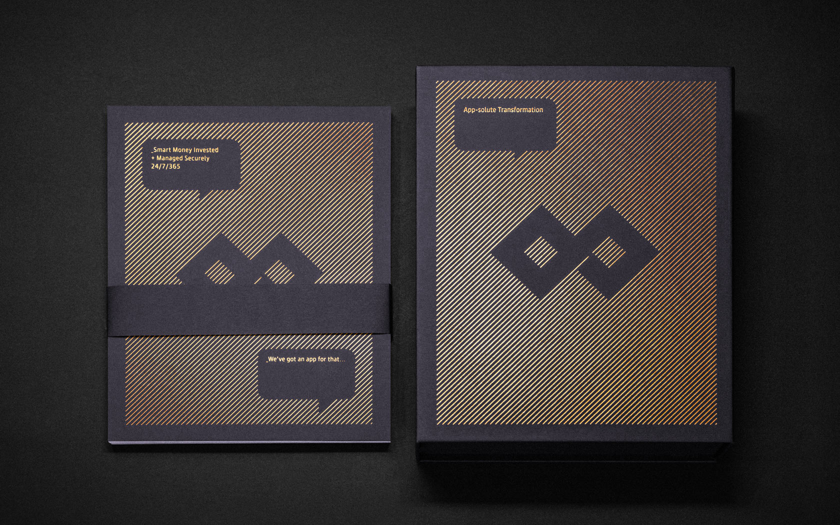 High quality finished packaging box and calendar set with copper foil for GFH Calendar 2025