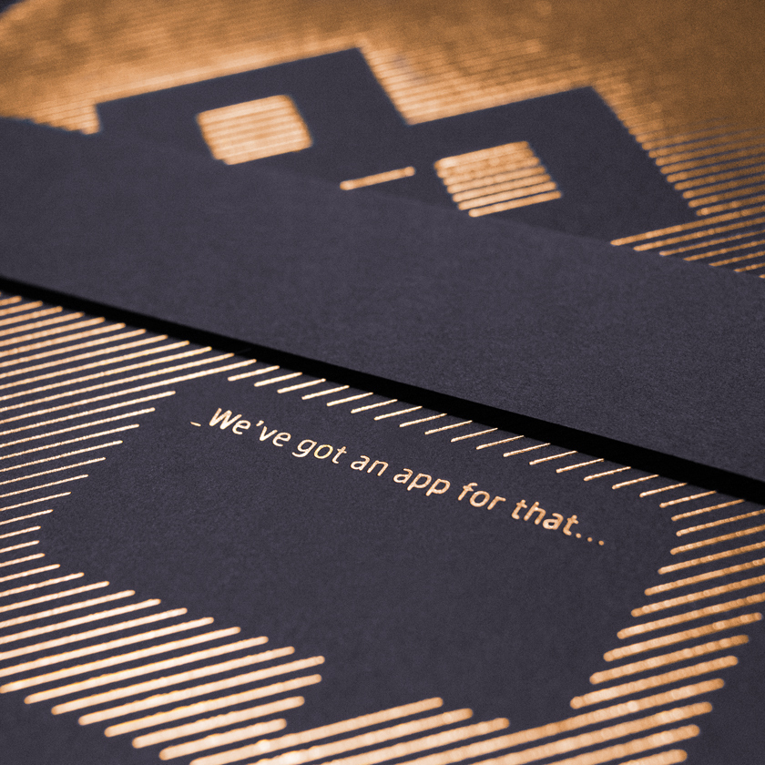 Copper foil in detailed view for GFH Calendar 2025