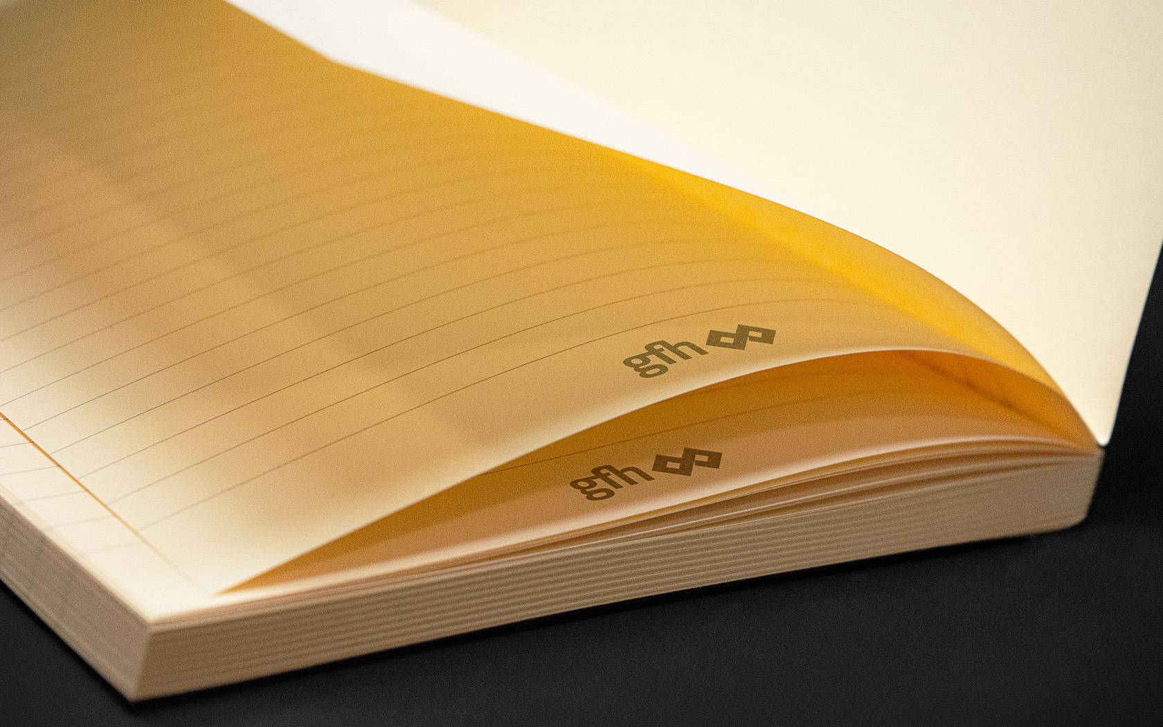 Notebook pages for GFH Calendar 2025