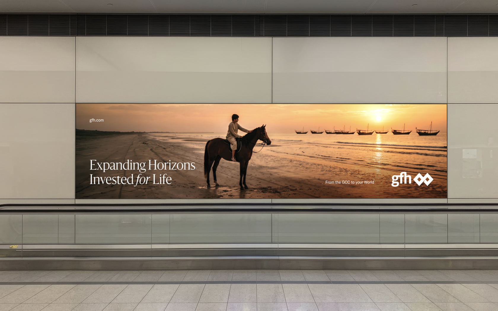 GFH Billboard with Horse & Boy
