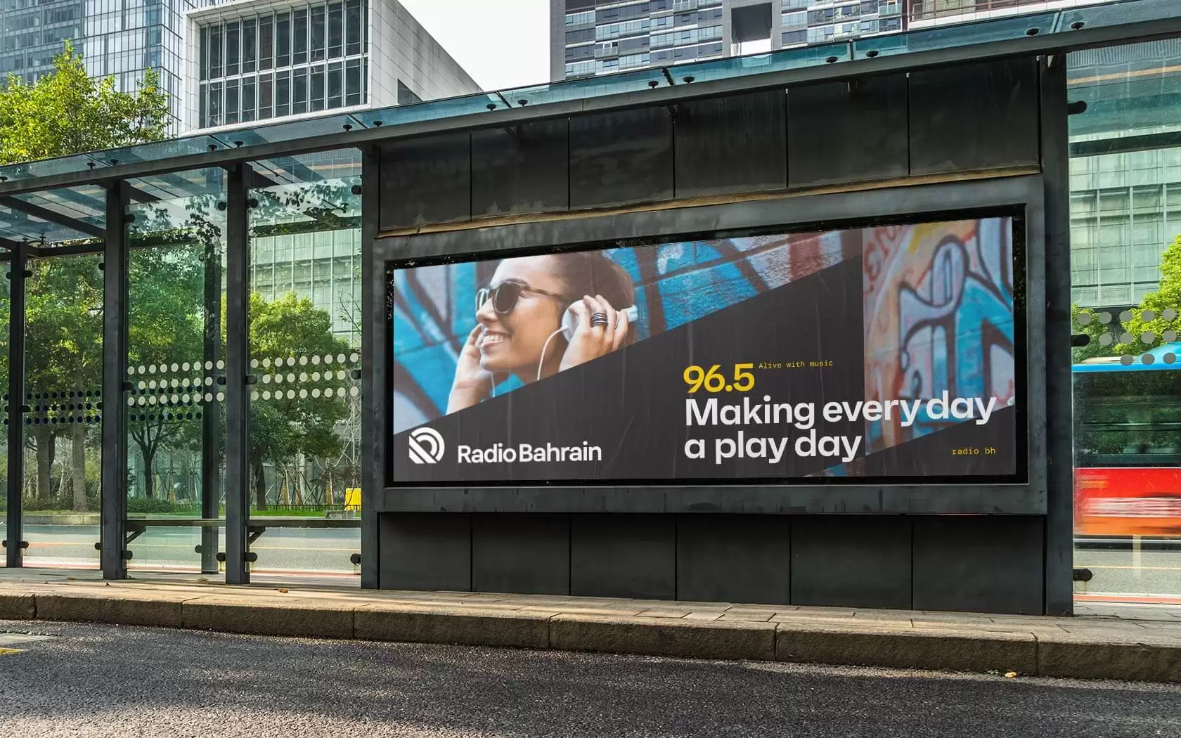 Radio Bahrain. Billboard