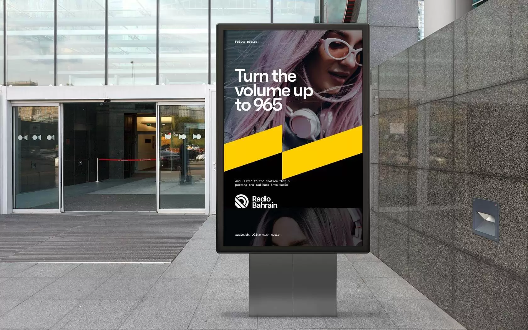 Radio Bahrain Poster Design