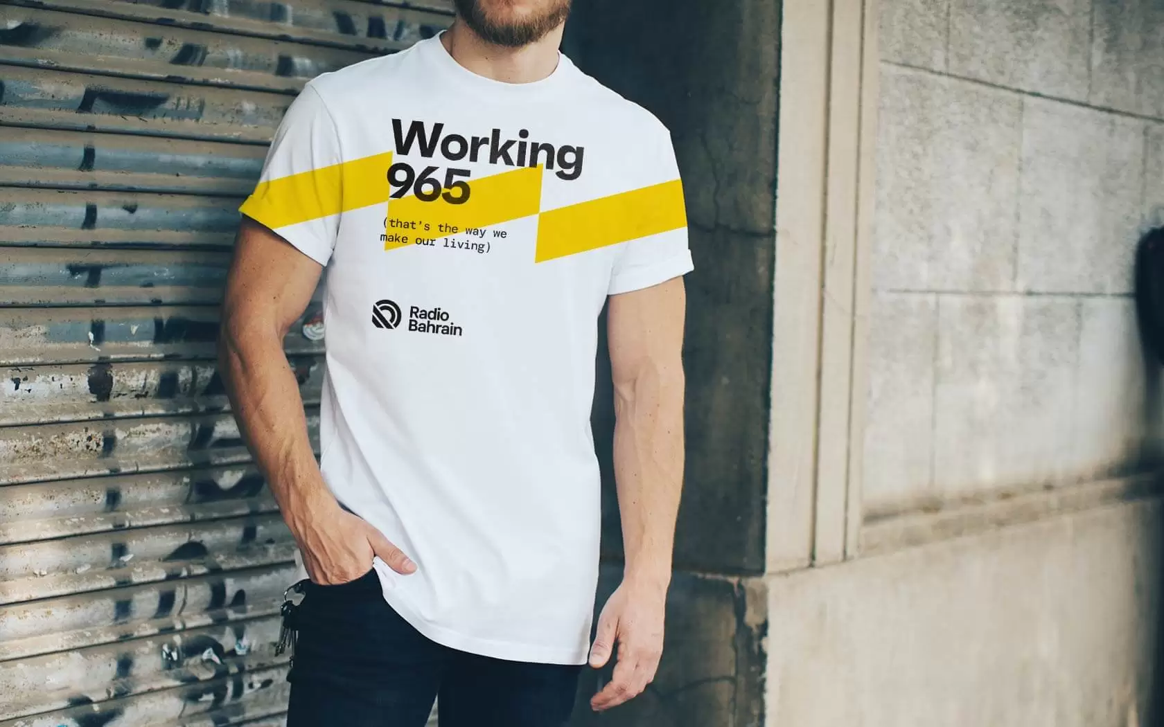 Radio Bahrain branded t-shir