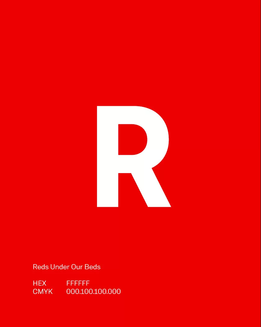 Propaganda. Brand colour in red
