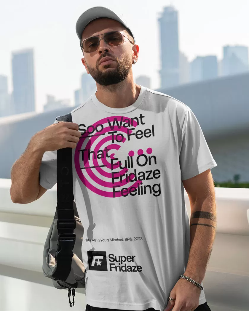 Super Fridaze. T-shirt branding